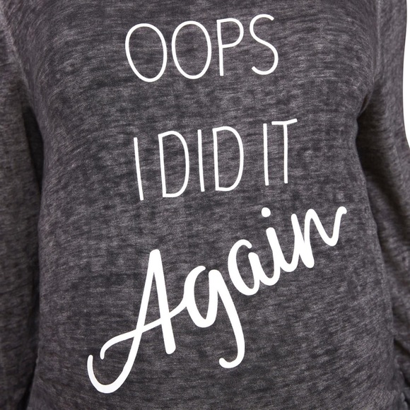 Oops I Did It Again Graphic Maternity Shirt - Picture 5 of 6